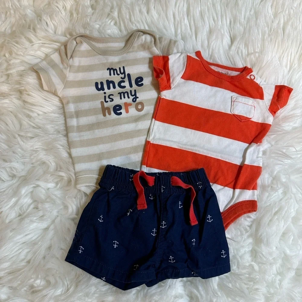 baby boy newborn matching outfits set